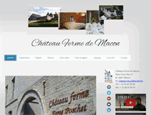 Tablet Screenshot of chateaufermemacon.be